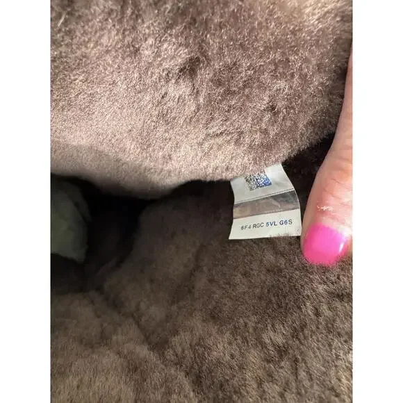 RARE! NWOB UGG Chillapeak Tall Shearling Wool Platform Boots Suede US 10 Brown - Picture 6 of 8